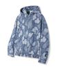 Venhit Star Plage Denim Zip-Up Hoodie