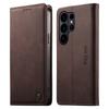 Wallet Case for Galaxy S26 Ultra - Leather/PU, Brown, With Card Holder