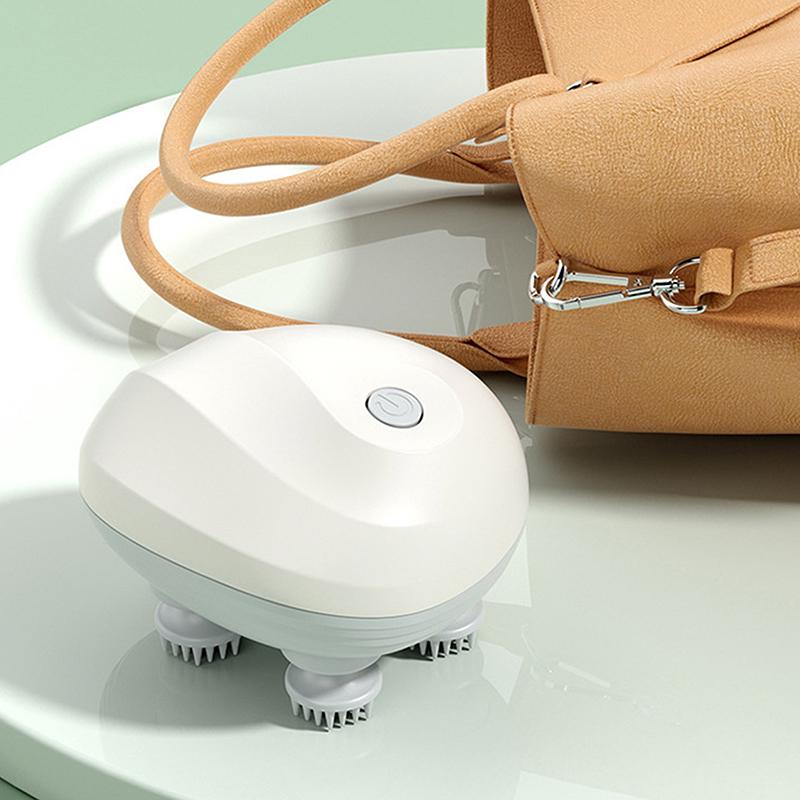 Electric Head Massage Machine Silicone Waterproof Scalp Massager Head Relaxation Unlimited Portable Home Massager