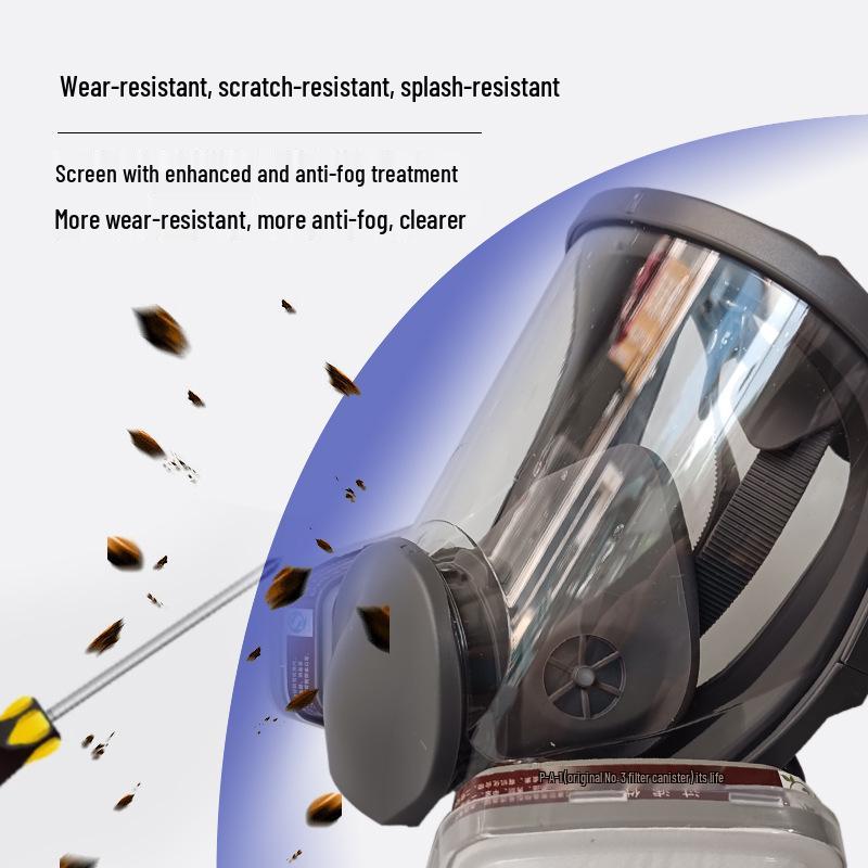 6800 Full Face Respirator Mask for Dustproof, Welding, Spray Painting, Chemical Protection, and Pesticide Use