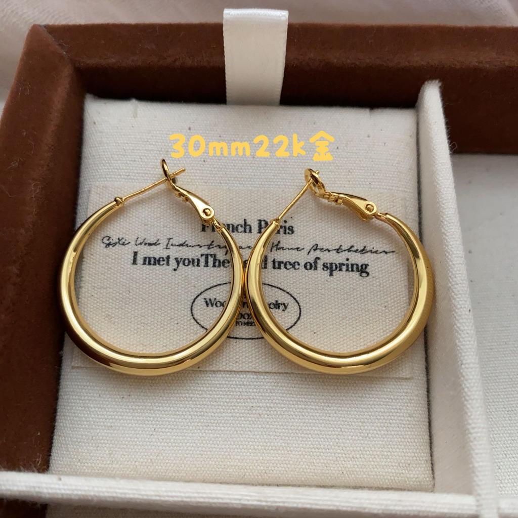 Cold Wind, Simple And Bold Large Circle Earrings, Earrings, Fashion Sense, Commuter Classic Earrings, Versatile Personality