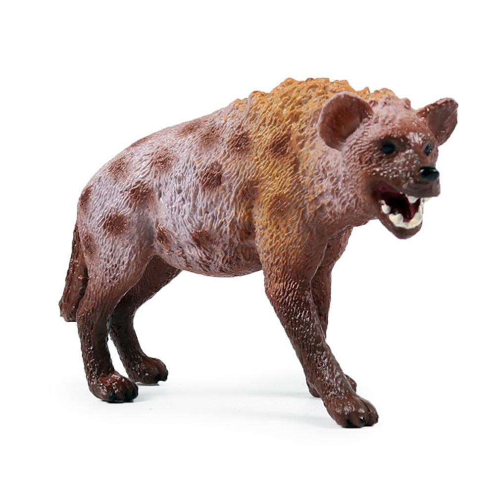 

Hyena Figurine Ornaments Simulation PVC Hyena Wild Animals Figurine Collectible Hyena Model Toys