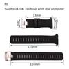 D4 Silicone Replacement Watch Band For Suunto D4 D4i Novo Dive Men Women Strap Sports Waterproof Wristband Pin Buckle Bracelet