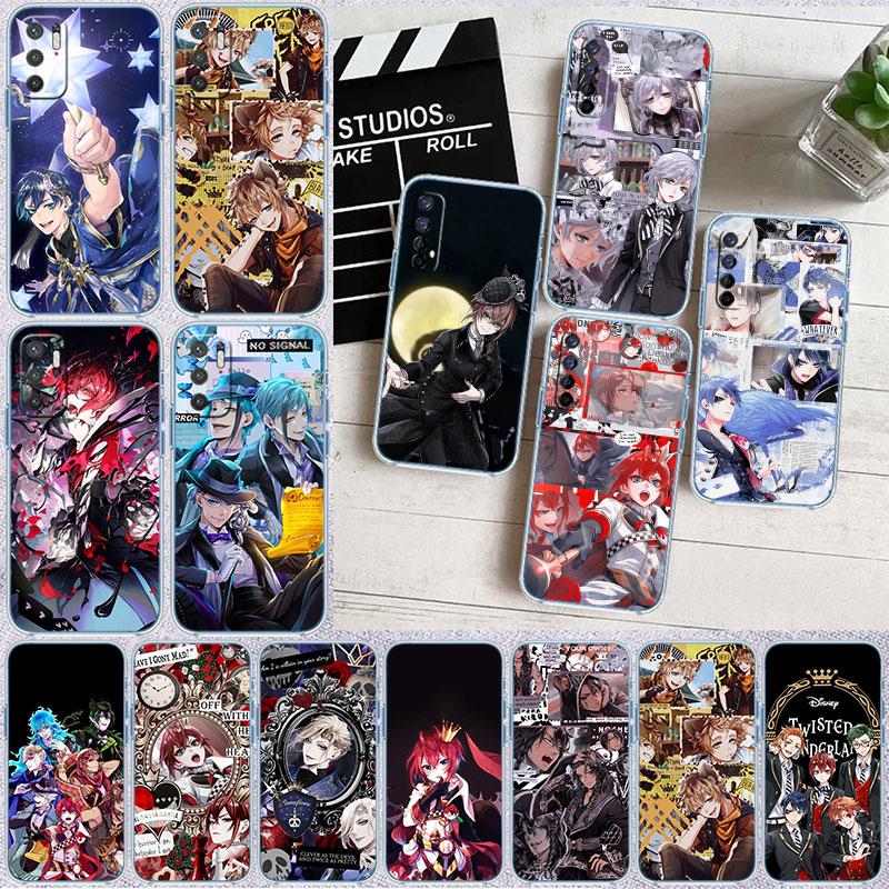 Twisted Wonderland Transparent Phone Case for Motorola Moto E22I E22S E22 E32 E40 E7 E7I G Plus Power Play Stylus G22 G14
