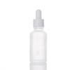 Frosted Glass Dropper Bottle 10ml - Empty Essential Oil & Cosmetic Dispenser