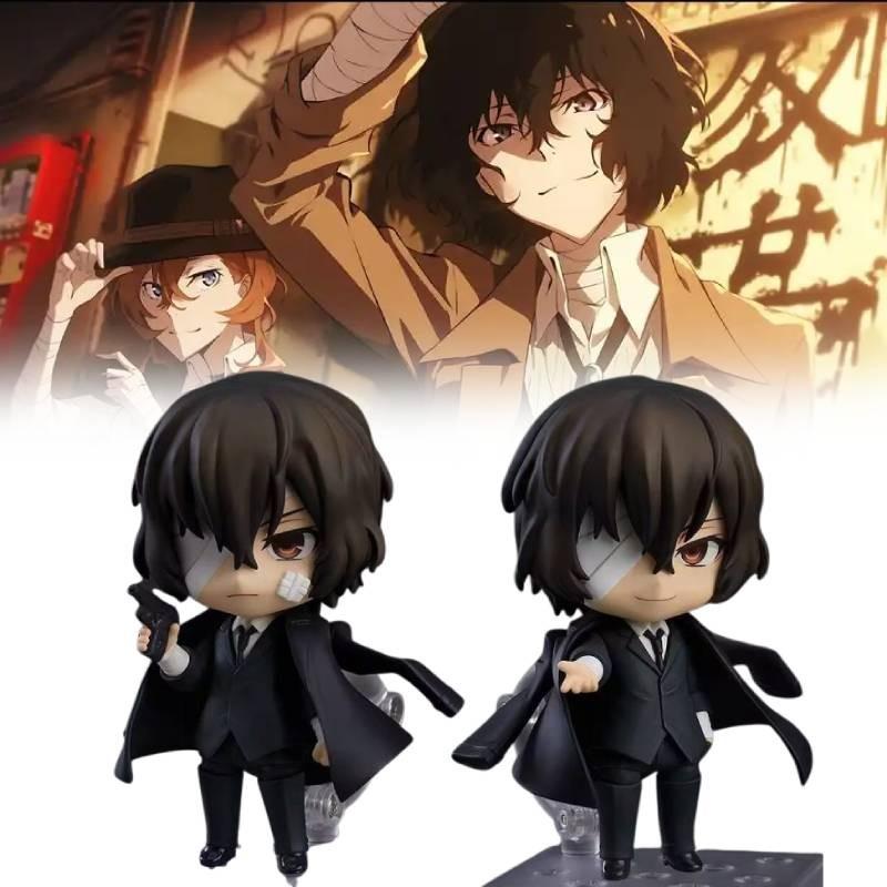 Dogs Stray Bungo Dazai Osamu Action Figure Model Cartoon Displays Toy Gift Kids