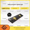 Household Rubber Threshold Ramp for Curbs and Slopes: Car and Road Edge Climbing Pad