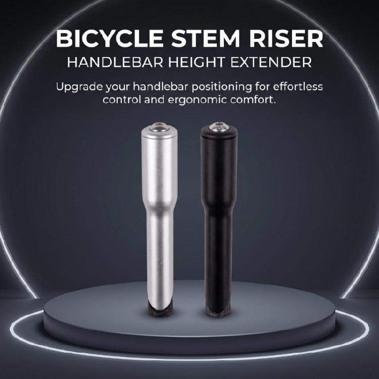 Bike Handlebars Stem Risers in Aluminum Alloy, A Stem Connection Component for Commuting and Long-Distances Bicycles Ride