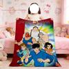 C-Chan A-Adventures J-Jackie Blanket For Cartoon Soft Throw Blanket For Picnic Bed Sofa Home Bedroom Cozy Warm Comfortable