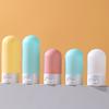 4pcs Travel Separate Bottle Candy Color Hose Squeeze Shampoo Shower Gel Portable Empty Bottle Cosmetics Lotion Storage Bottle