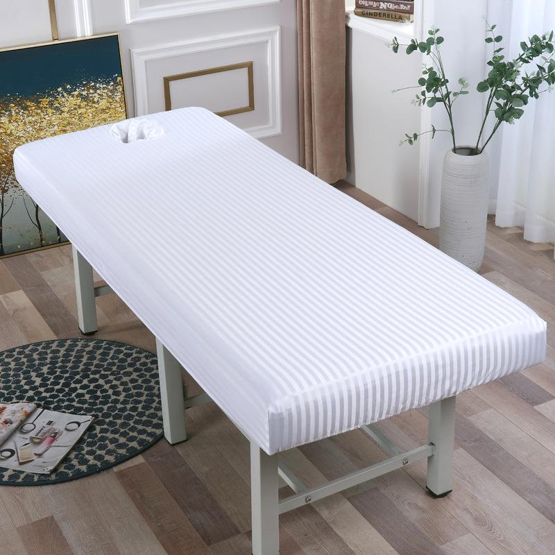 Beauty Massage Bed Table Cover Bed Sheets SPA Bed Fitted Sheet Massage Beauty Salon Treatment Table Cover With Face Hole