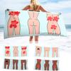 Beach Towel Absorbent Soft Microfiber Beach Towel Quick Dry Sexy Bath Towel for Bathroom Pool Camp