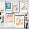 Henri Matisse Poster Flower Canvas Painting Art Nordic Leaf Posters Prints Wall Pictures for Living Room Home Decor Unframed