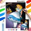 Alice In Wonderland Oil Painting Art Handmade Diy Painting Home Decoration Gift