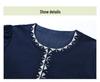 Elegant Summer Casual Suit for Women: Loose Two-Piece Set with Mid-Sleeves, Perfect for Women Aged 40 and Above.