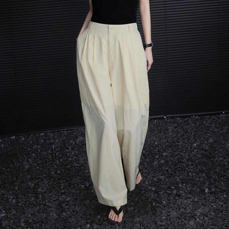 Demana Women s Pleated Wide-Leg Casual Pants XL