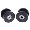 Double Bearing H Groove Flat Bottom Groove Wheel Width 25 Nylon Roller Guide Wheel Moving Pulley H6/H8/H10*50*40