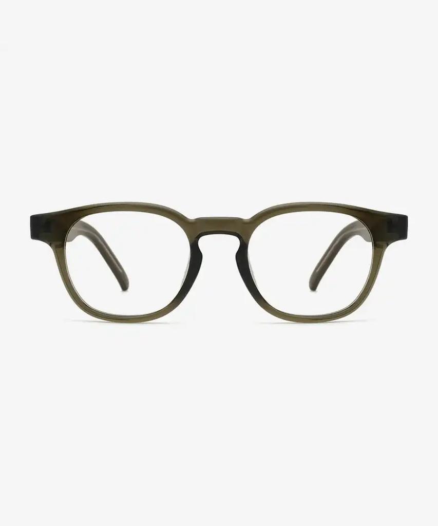 Seutailwokeu Khaki Sw Horn 01 Kk Stylework Eyeglass Frames