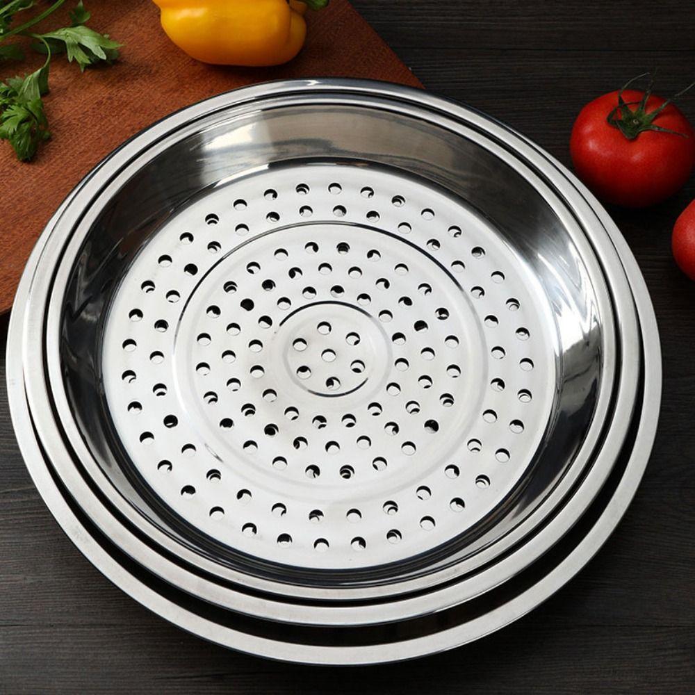 Deepen Wok Steamer Rust-proof Steaming Basket Cooker Rack Pot Steaming Tray  Dumplings