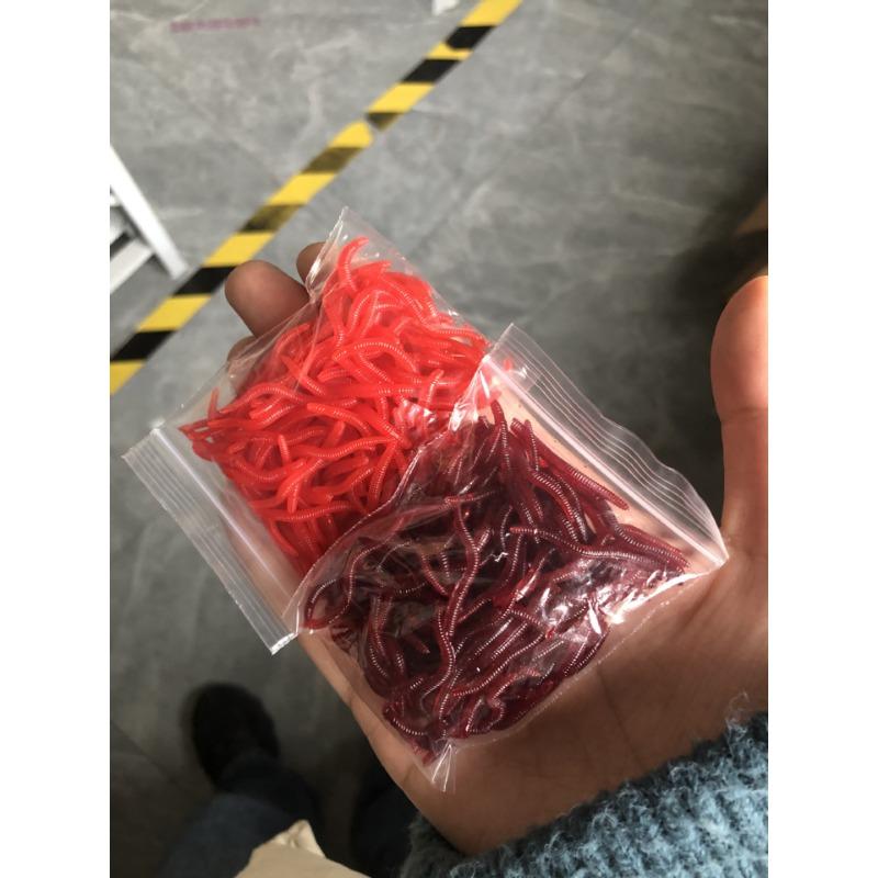 Fishing Imitation Fake Bait Red Worms Earthworms Fishing Lure