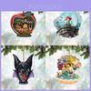 Schönes Prinzessin und Biest Acryl Cartoon Weihnachtsbaumschmuck für Partys