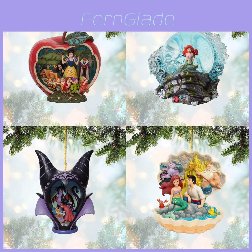 Schönes Prinzessin und Biest Acryl Cartoon Weihnachtsbaumschmuck für Partys