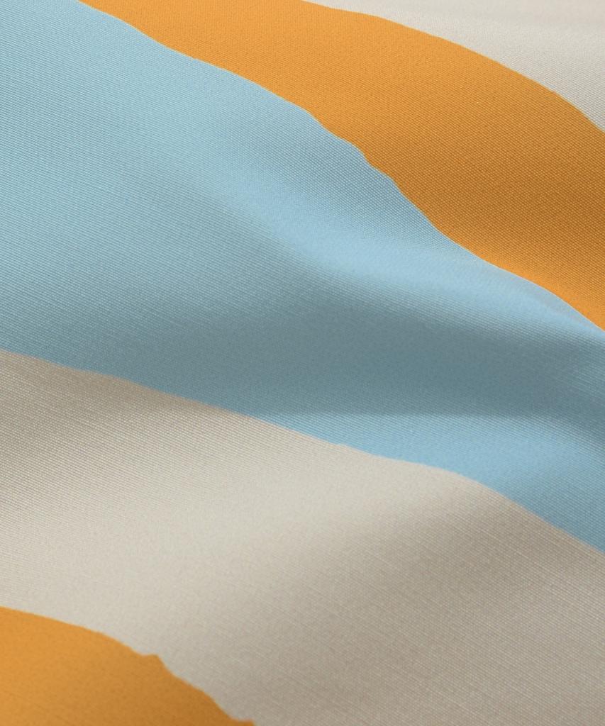 COVERNAT Hot Summer Striped Resort Shorts Sky Blue