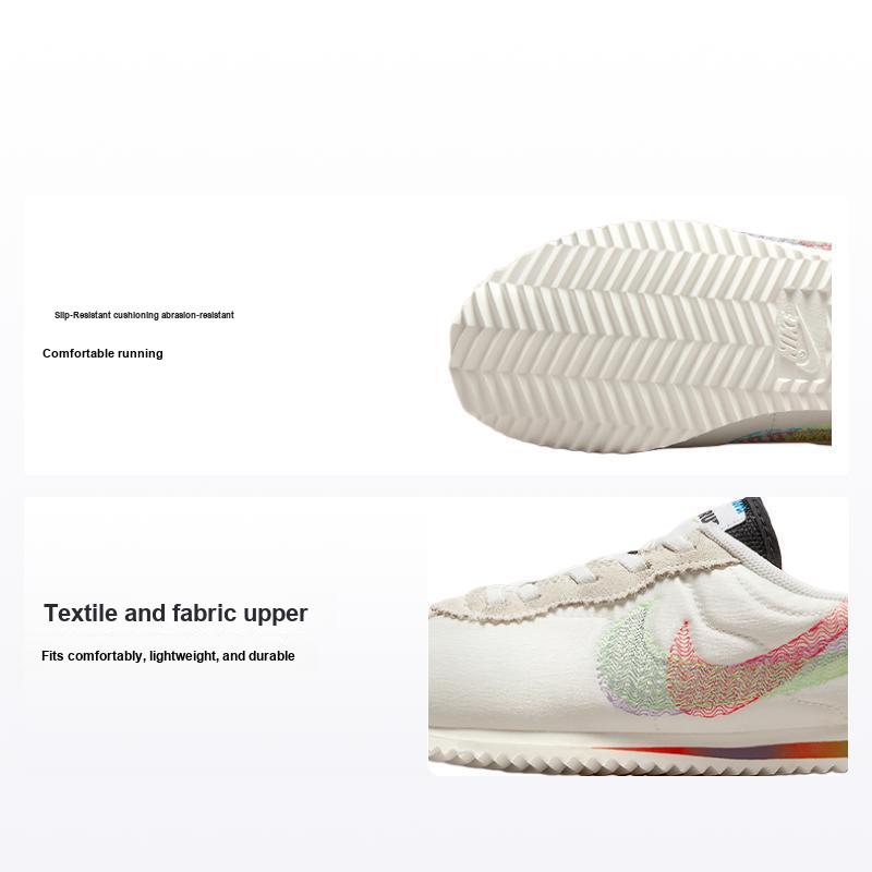 Nike Cortez PS Be True 2022 Kids Sneakers Cream Summit-White Black DX6918-100