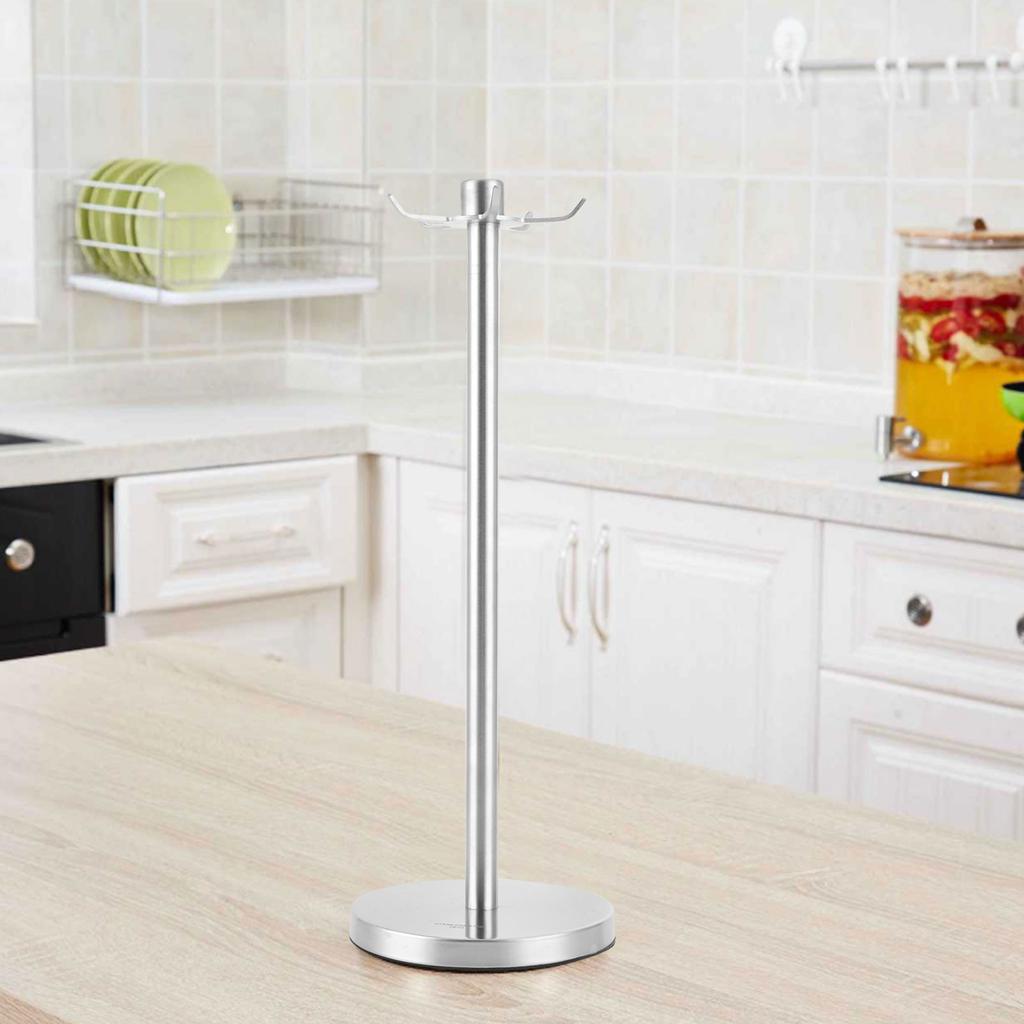 360 Degree Rotating Utensil Rack Spatula Spoon Soup Ladle Holder Organizer Kitchen Supplies