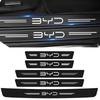 Carbon Fiber Car Door Sill Threshold Strips Anti Scratch Stickers for BYD Sealion 7 Seal  6 Song Tang Yuan Qin Pro Dolphin Atto3