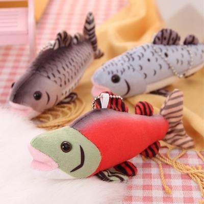 Simulation Tropenfisch Schlüsselanhänger Meeresfisch Plüschanhänger Aquariumfisch Plüschpuppe Kindergeschenk