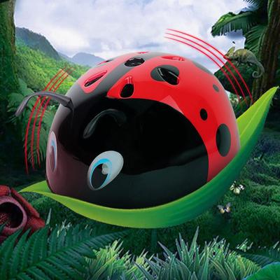 3D Ladybug Bike Helmet Kids Better Cushioning Portable Bicycle Road Cycling