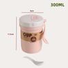 Wheat Straw Lunch Box Healthy BPA Free Bento Boxes Microwave Dinnerware Food Storage Container Soup Cup Lunch Box for Kids