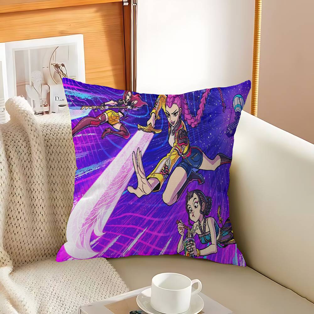 Anime Kpop D-Demon Hunters Pillow Anime Pillow Sofa Bed Head Pillow Cover Cushion Cover 45X45 Cm Fashion