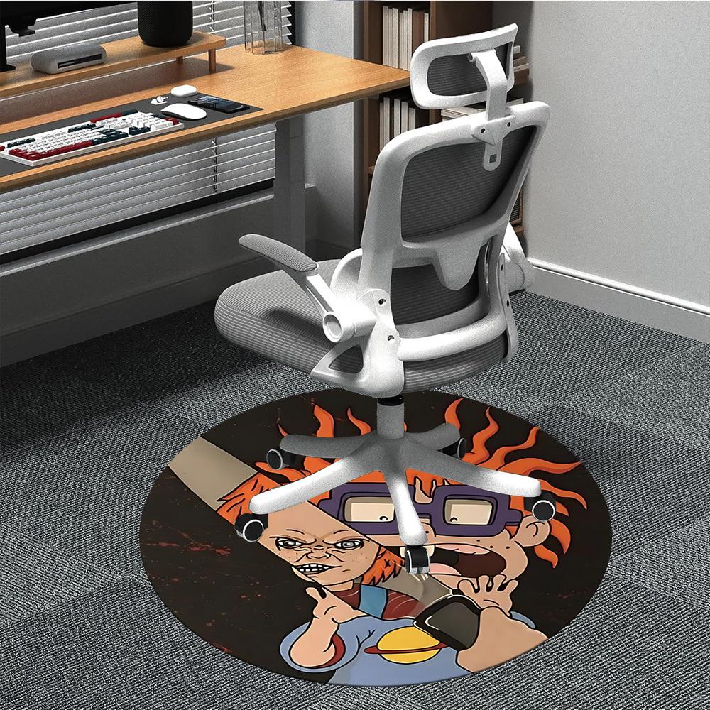 

1pc Rugrats Go Wild Office Round Area Rug, Bedroom Living Room Home Decor, Room Deco, Offic a1016067 80cm by 80cm