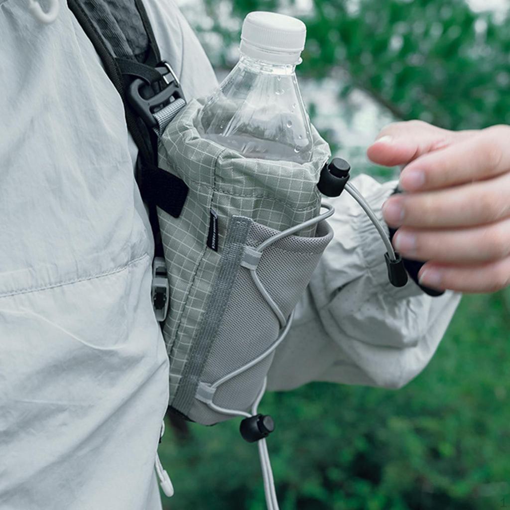 Outdoor Water Bottle Holder for Backpack Shoulder Strap Accessory Lightweight