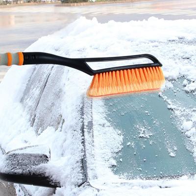 2 In1 Car Snow Shovel Extendable Detachable Car Windshield Snow Sweeping Brush Cleaning Scraping Non-Scratch Snow Removal Brush
