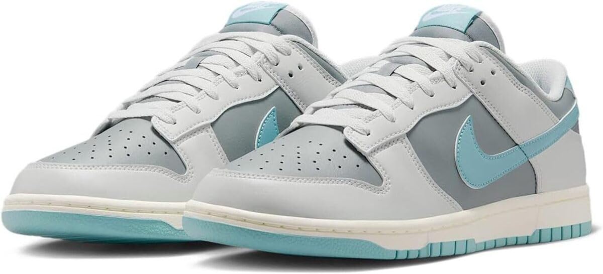

Nike Dunk Low Retro in size HF5441-001 Photodust/Smoke Gray/Sail/Denim Turquoise, 29.5cm