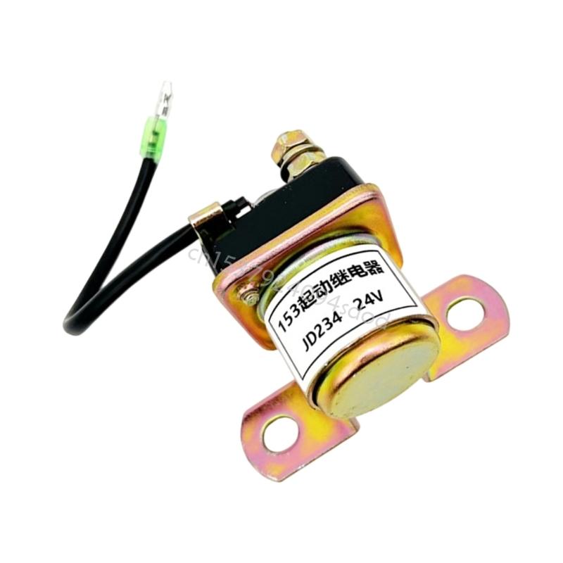 Strong Metal Starter Relays Solenoid 12V/24V large power Starter Solenoid Relays Suitable for Engine Motorcycle D7WD