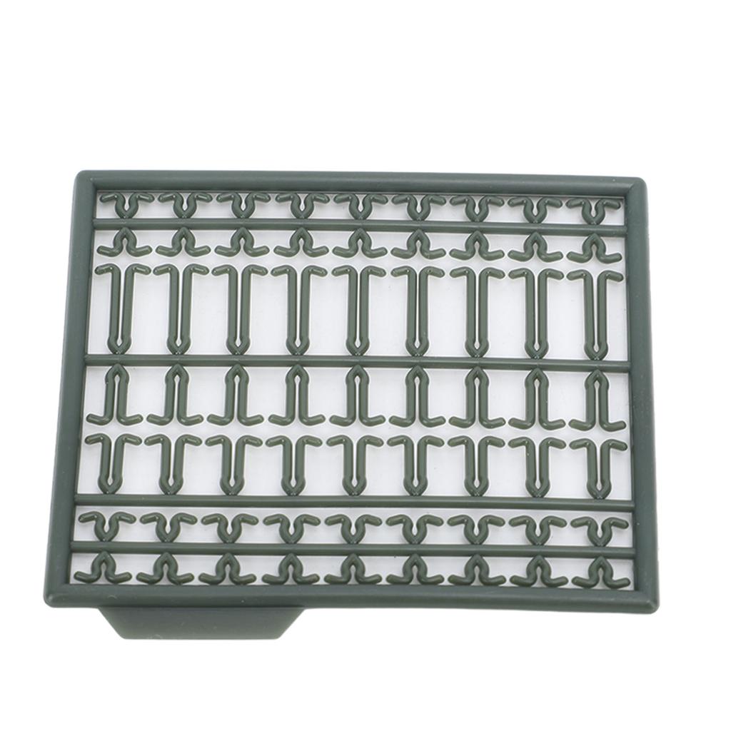 30Pcs Bait Stoppers Plastic Grid Type Strong Fish Hair Stopper for Carp Boat Lake River