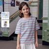 Champion Kids' Embroidered Stripe Short-Sleeve T-Shirt