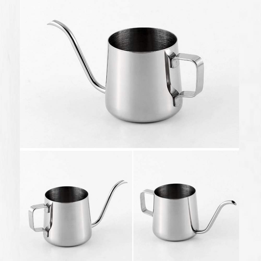 NITIUMI Coffee Pot, Coffee Kettle, Drip Kettle, Coffee Drip Pot, Narrow-Mouth, Lightweight, Stainless Steel, Suitable for Coffee, Tea, Milk, and