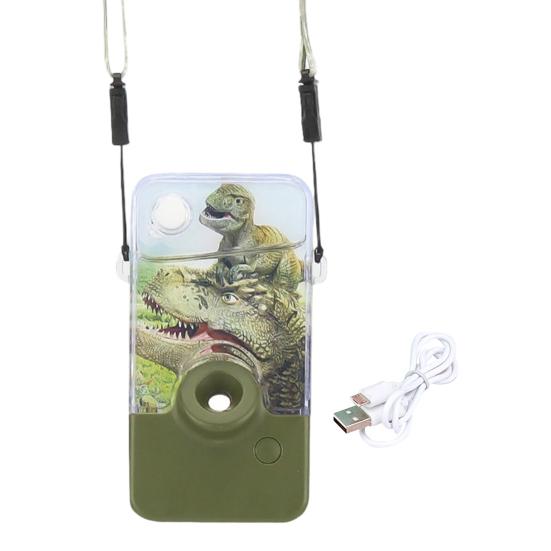

Facial Mister Portable Hanging Neck Face Mister with 60ml Water Tank Summer армия зеленый
