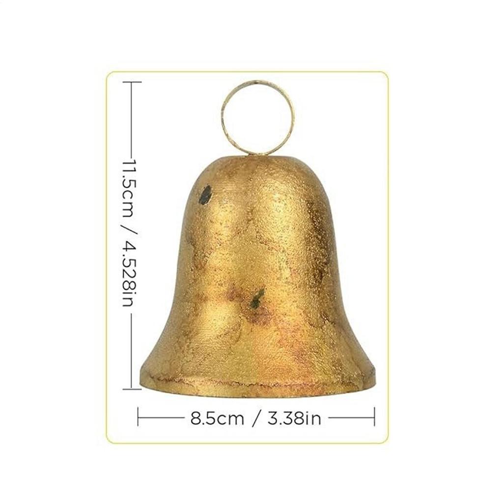 Decorative Bells Party Decorations Rustic Holiday Decor Christmas Ornaments Retro Bells For Outdoor Window Wall Shelf Fireplace