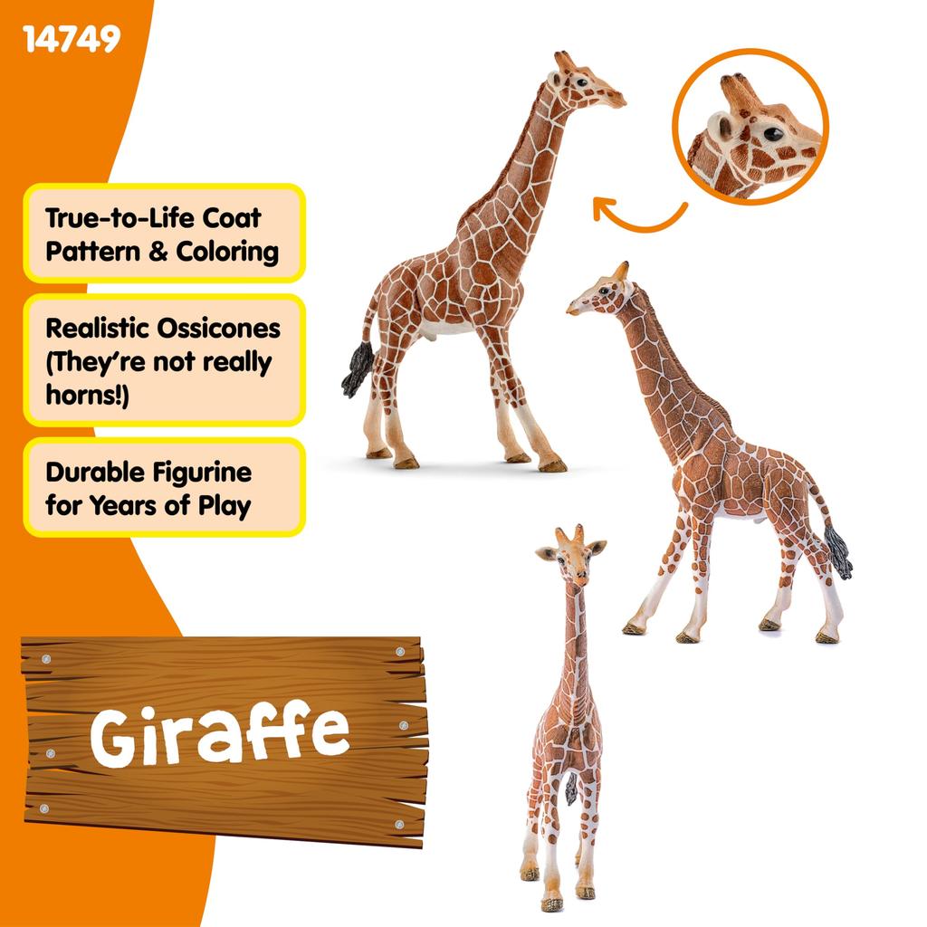 Schleich Wildlife Giraffe Figure 14749 (Male)