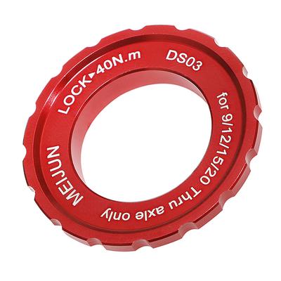 Für 9 12 MEIJUN Fahrrad Center Lock Scheiben-Verriegelungsabdeckung Aluminium Centerlock-Lockring für Mountainbike 9/12/15/20mm Steckachse