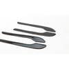4pc Carbon Fiber Side Door Push Handle Decoration Cover Trims For 17-up Tesla 3
