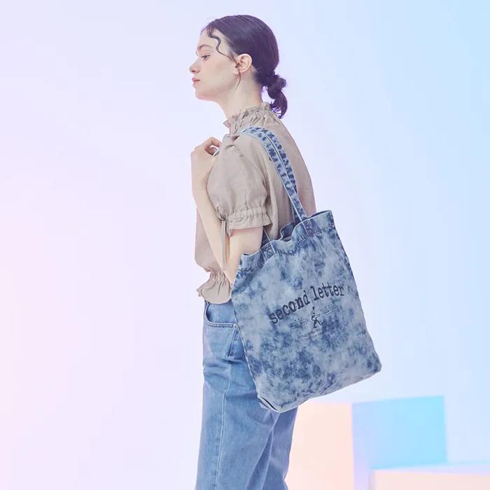 DENIM PRINT ICE ECO BAG