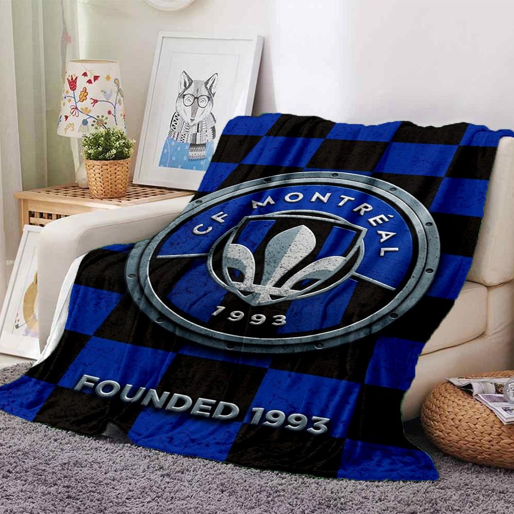 CF Montréal Druck Flanelldecke Hohe Qualität Warm Bequem Decke für Alle Jahreszeiten Perfekt für Geschenke Heimdekoration