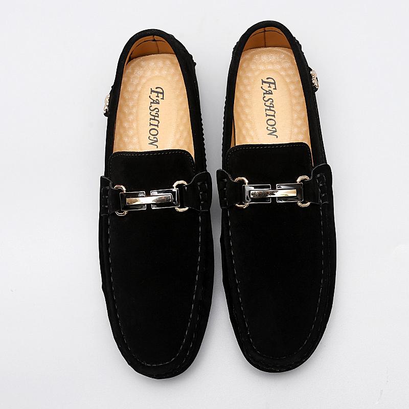 Fashion Elegantes Men Loafers Soft Moccasins Spring Autumn Male Leather Shoes Men Slip on Flats Lightweight Driving Shoes New Lazy Shoes